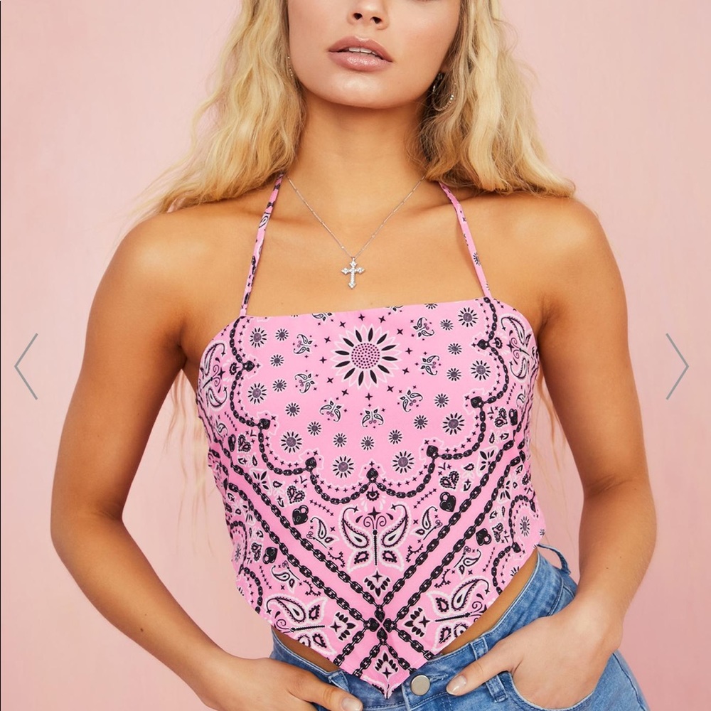 SugarThrillz CANDY BANDIT BANDANA TOP